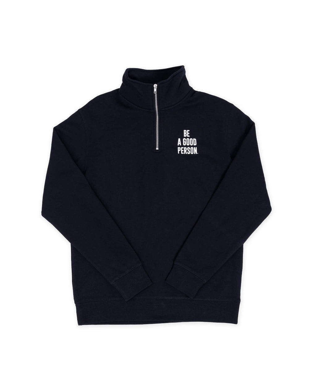 Signature 1/4 Zip - Black