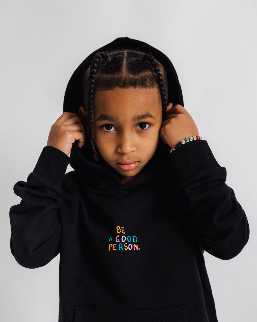 Crayon Spectrum Kids Hoodie - Black