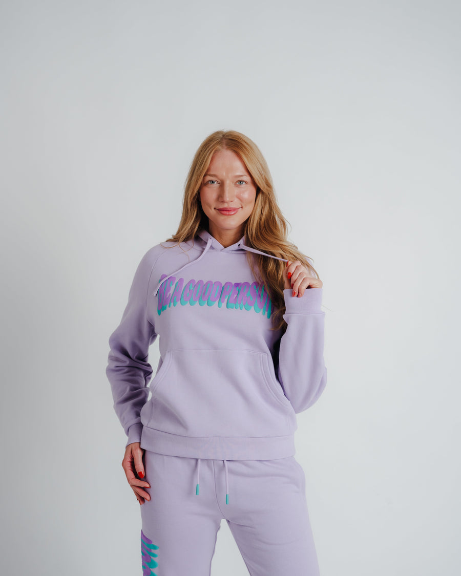 Pinched Hoodie - Box-Fit - Lavender - 1