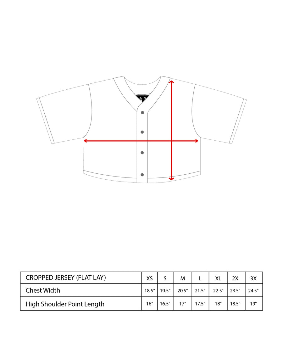 Women's Crop Festival Jersey - Sunset