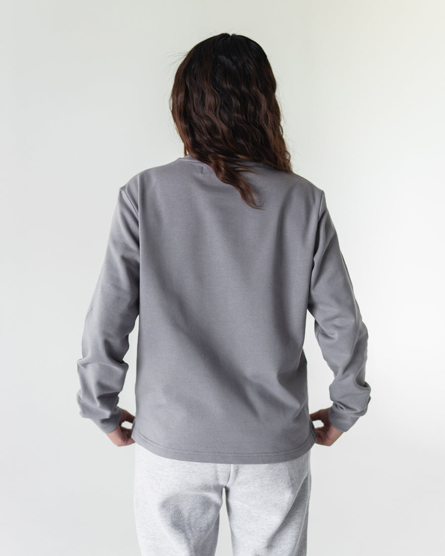 French Terry Long Sleeve - Ash
