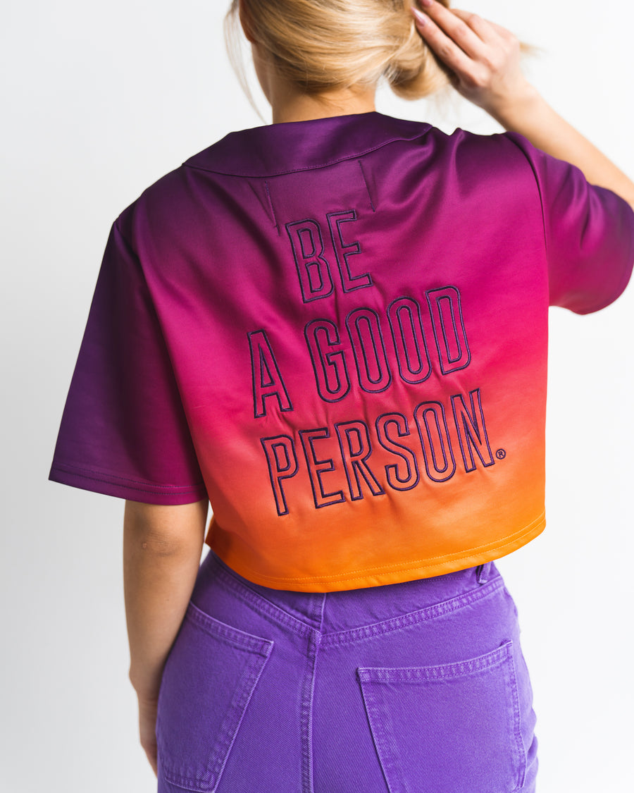 Women's Crop Festival Jersey - Sunset