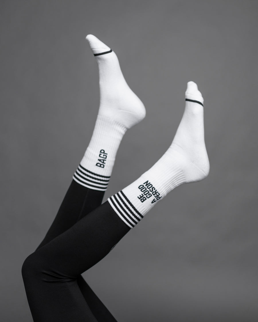 Striped Socks - White
