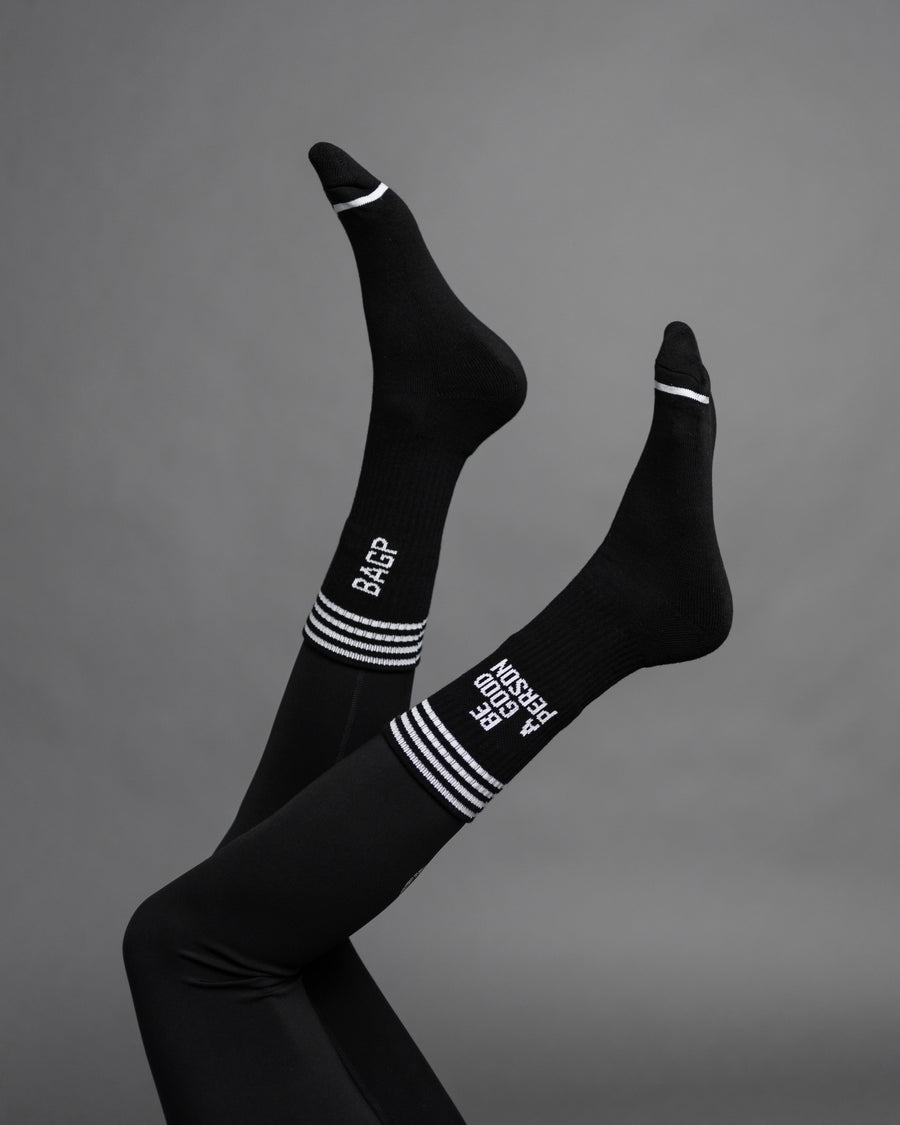 Striped Socks - Black
