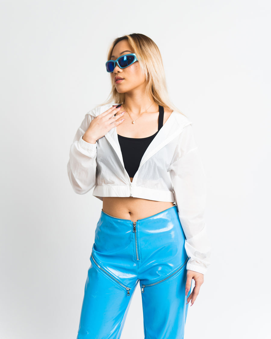 Festival Crop Jacket - White