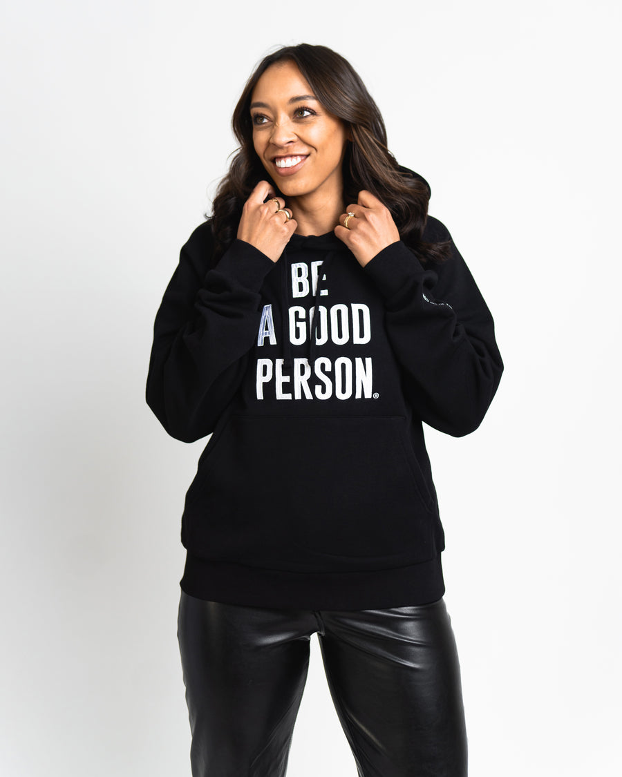 Signature Hoodie - Black – Be A Good Person