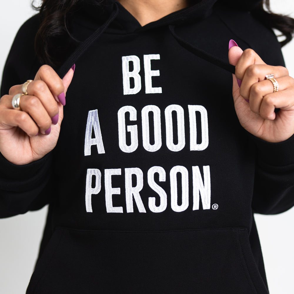 
                      
                        Signature Embroidered Hoodie - Black
                      
                    