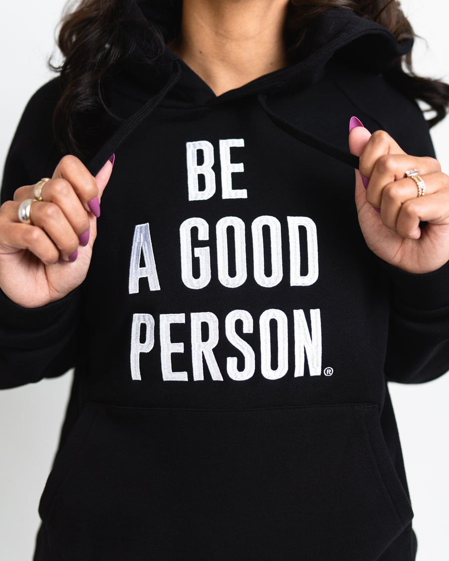 Signature Hoodie - Black – Good A Be Person