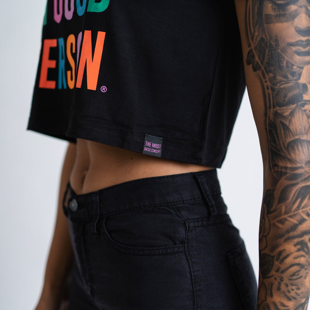 
                      
                        Signature Crop Top - Black Color Spectrum
                      
                    