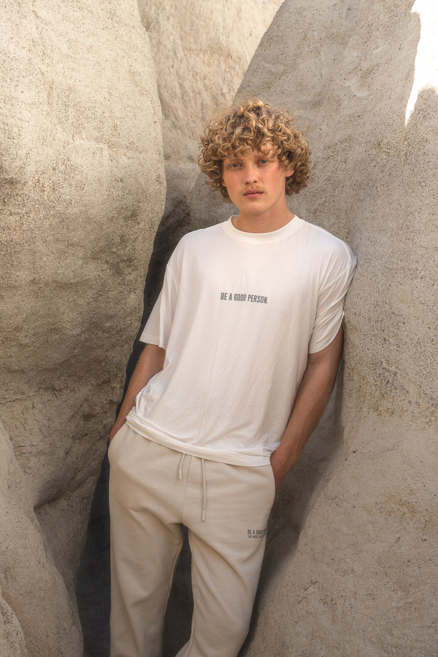 Basic Super Soft Tee - Bone