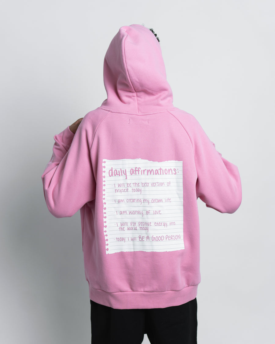 Self-Love Box Hoodie - Candy Heart Pink