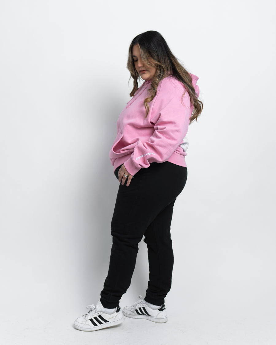Self-Love Box Hoodie - Candy Heart Pink
