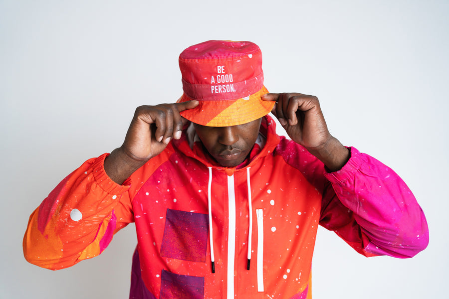 Detour 101 Reversible Bucket Hat - Pink/ Purple