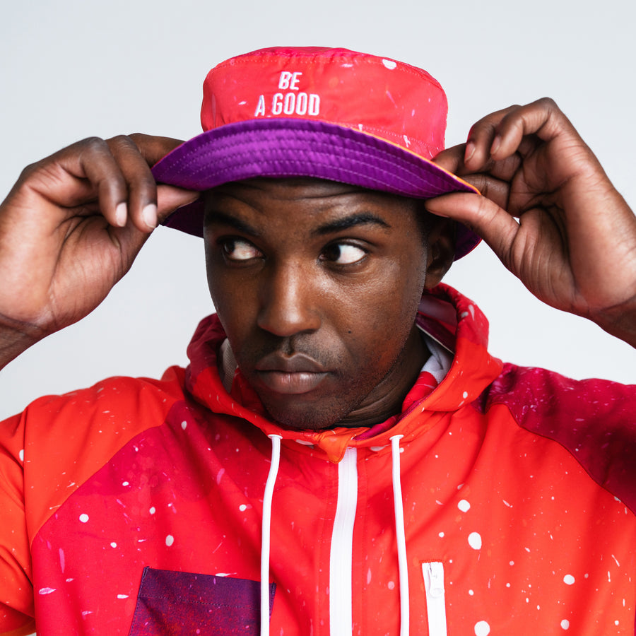 Detour 101 Reversible Bucket Hat - Pink/ Purple