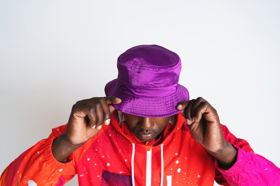 Detour 101 Reversible Bucket Hat - Pink/ Purple