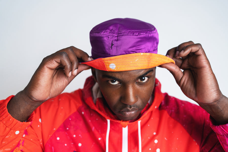 Detour 101 Reversible Bucket Hat - Pink/ Purple