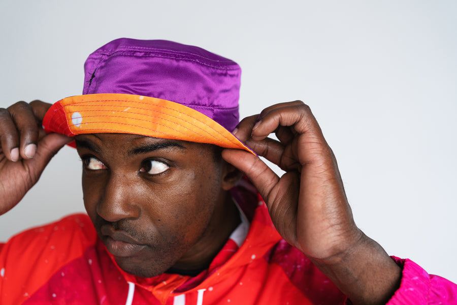 Detour 101 Reversible Bucket Hat - Pink/ Purple