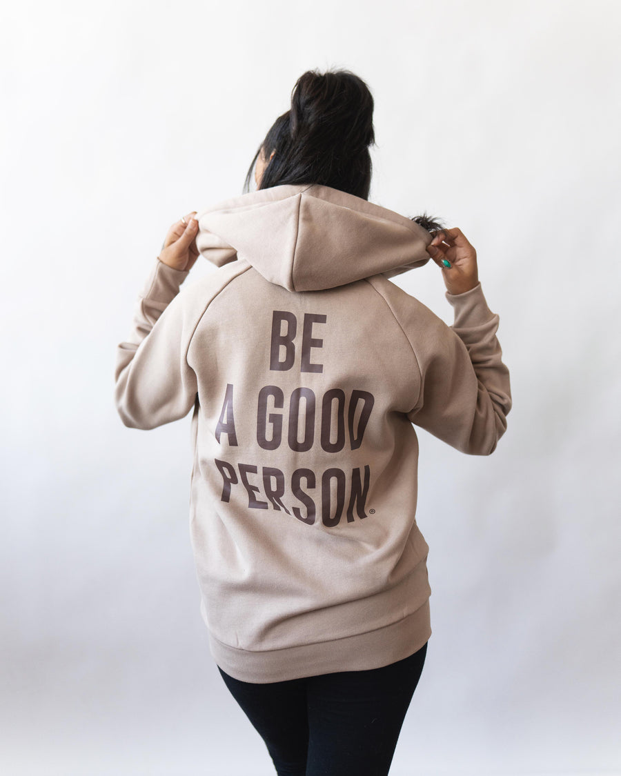 Signature Zip Up Hoodie - Chocolate Milk