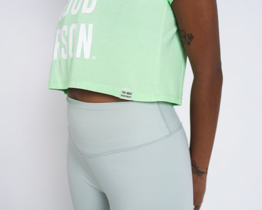 Signature Crop Top - Lime Green
