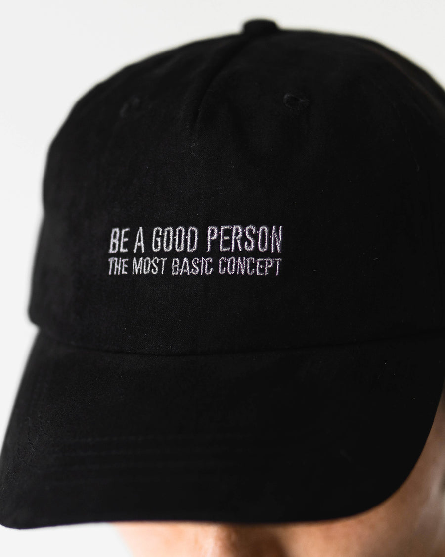 Basic Suede Dad Hat - Black/Charcoal