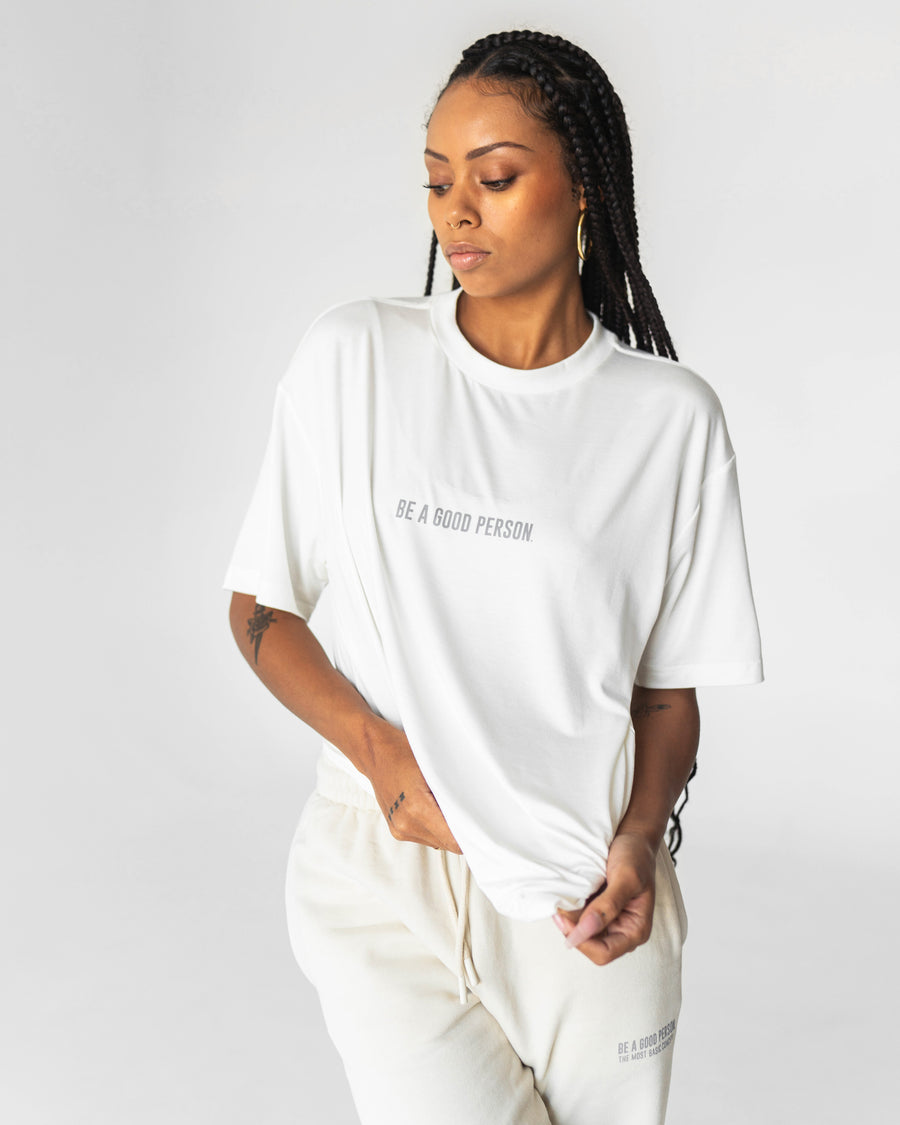 Basic Super Soft Tee - Bone