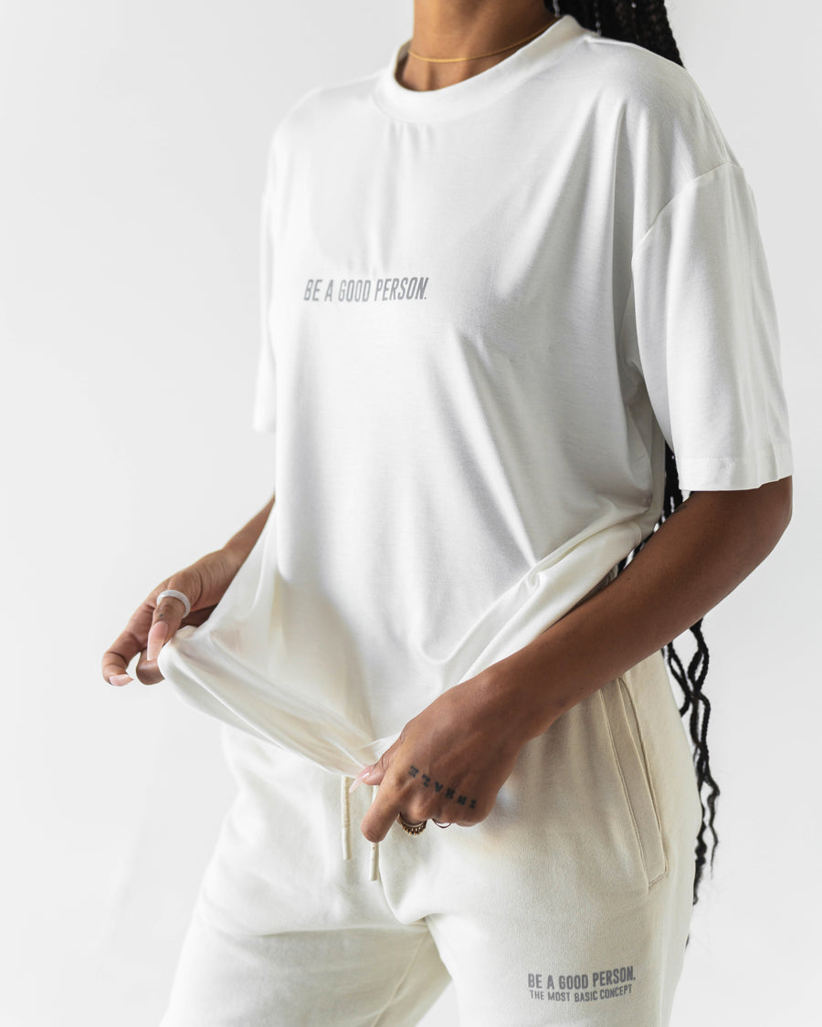 Basic Super Soft Tee - Bone