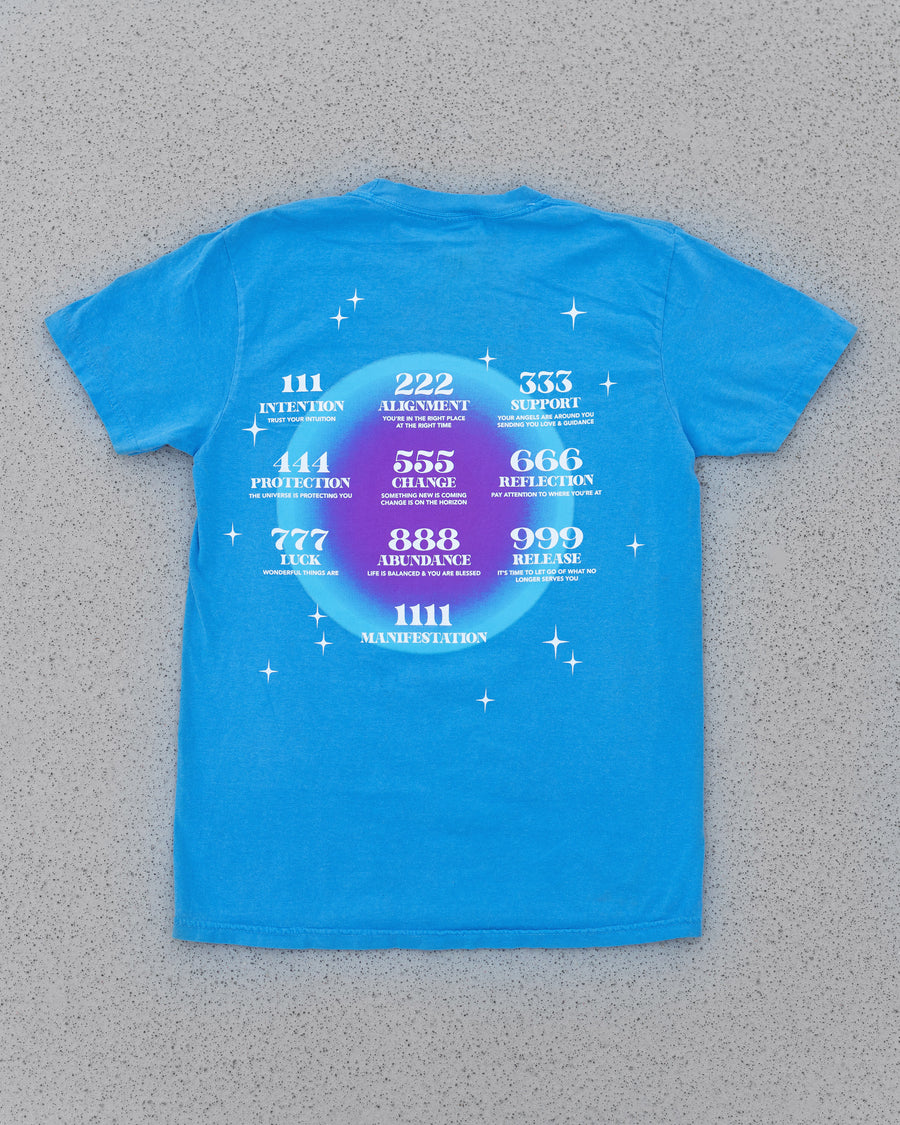 Manifestation Cool Hue T-shirt - Sapphire Blue