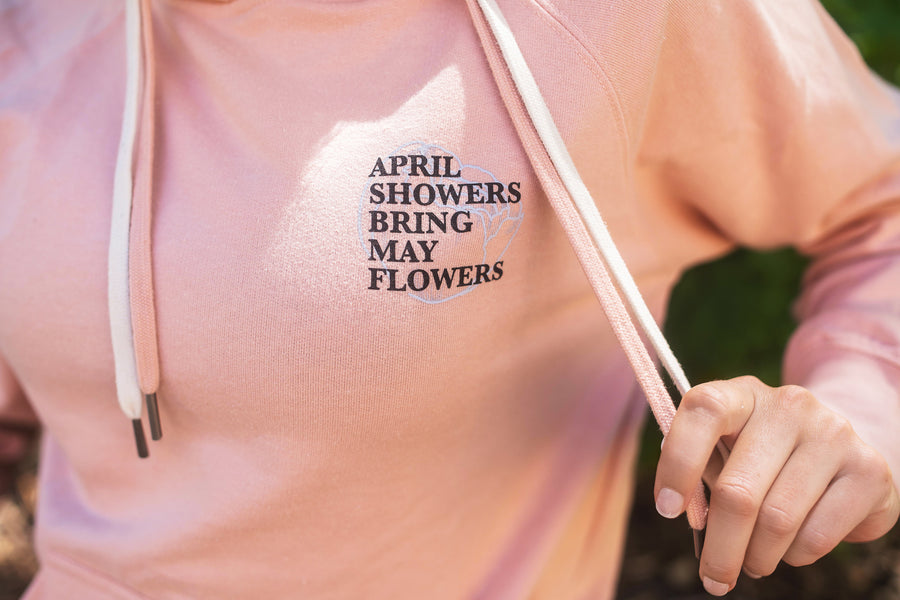 April Showers by Kirileigh - Hoodie - Nude pink - Unisex