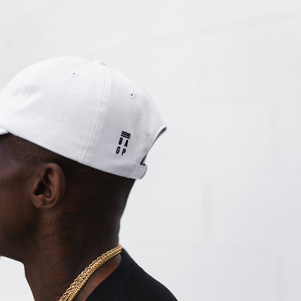 
                      
                        White Signature Dad Hat
                      
                    