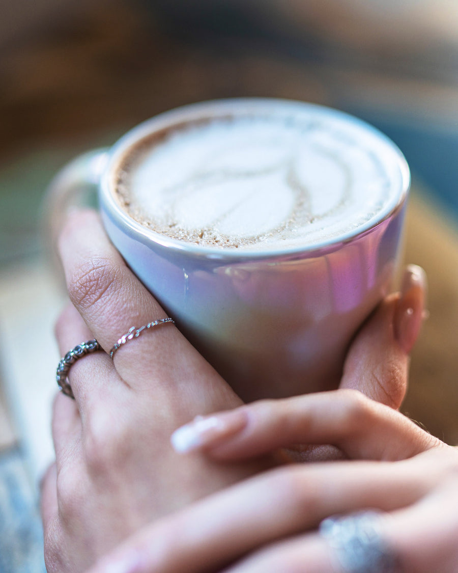 Ceramic Mug- Metallic Pearl