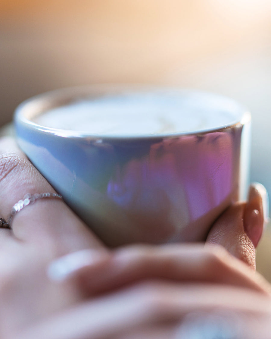 Ceramic Mug- Metallic Pearl