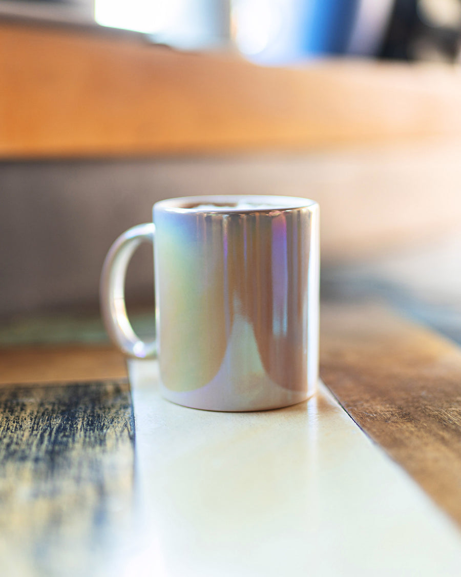 Ceramic Mug- Metallic Pearl