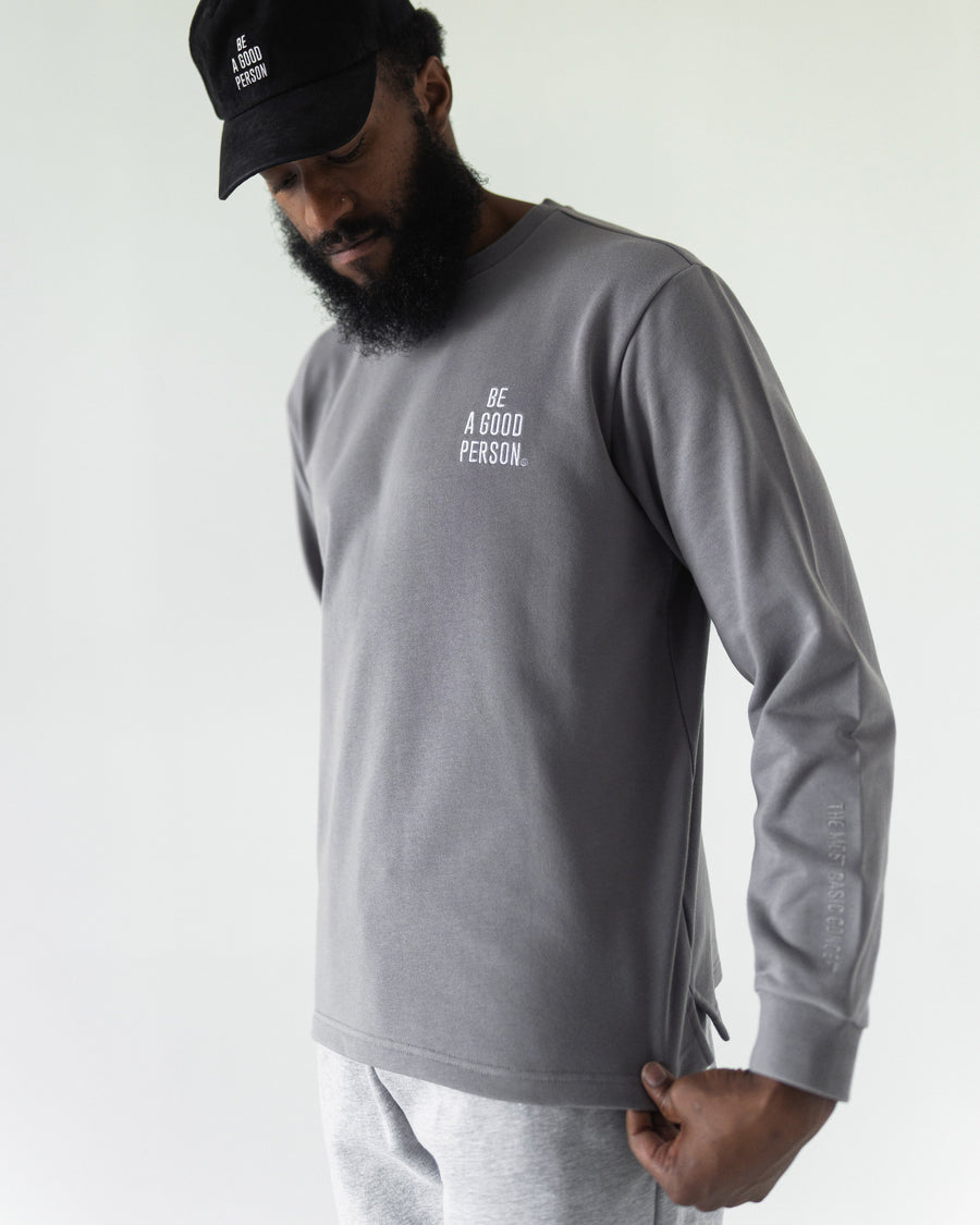 French Terry Long Sleeve - Ash