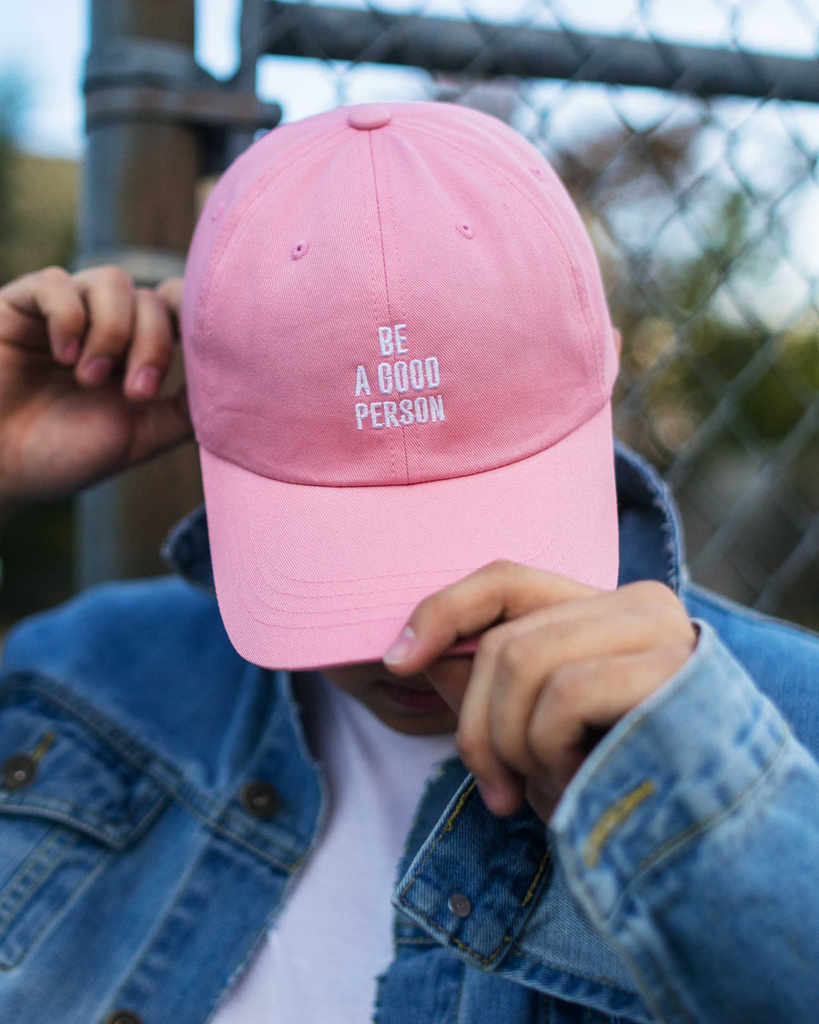 pink broncos hat