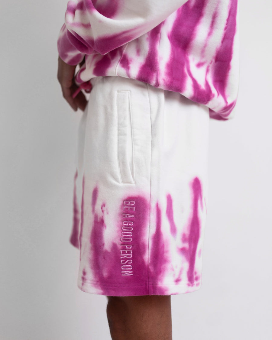 Zebra Dye Shorts - Pink