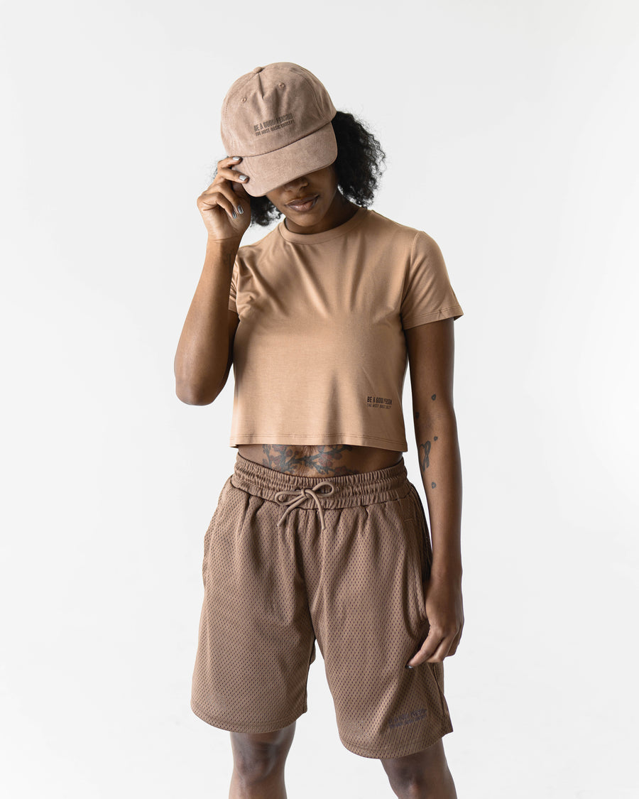 Basic Crop Top - Brown Sugar