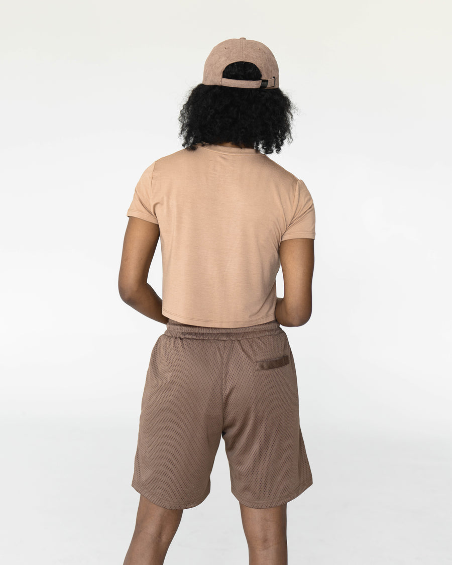 Basic Crop Top - Brown Sugar