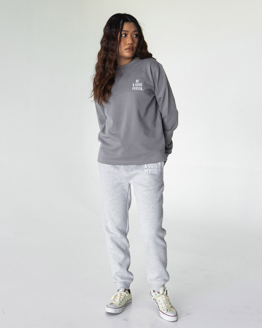 French Terry Long Sleeve - Ash