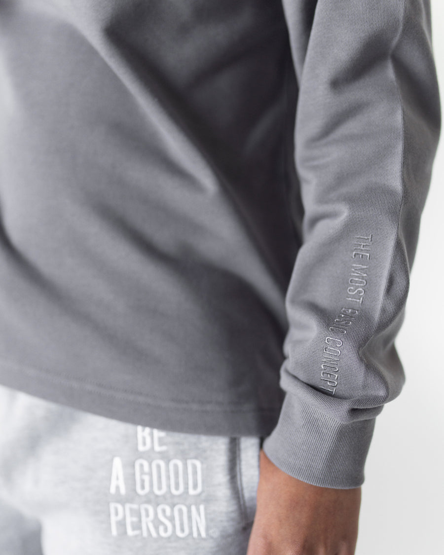 French Terry Long Sleeve - Ash