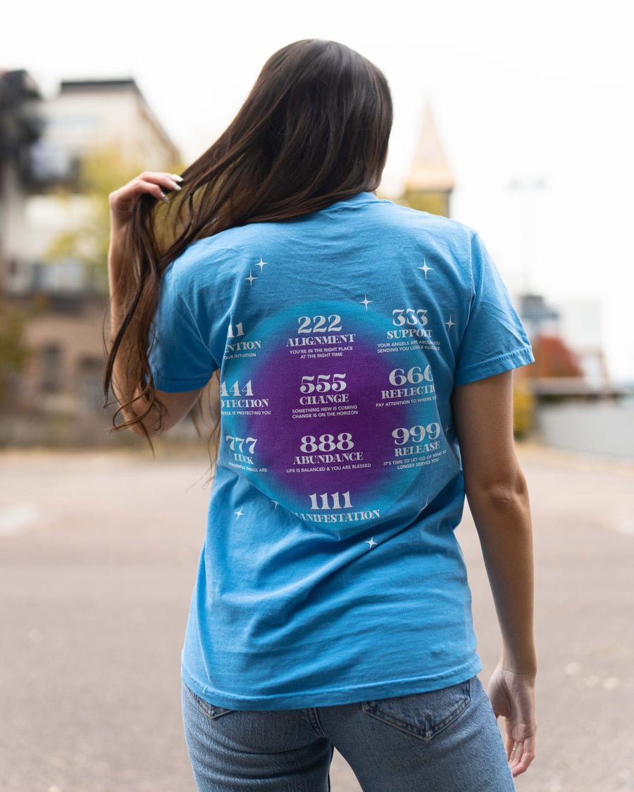 Manifestation Cool Hue T-shirt - Sapphire Blue